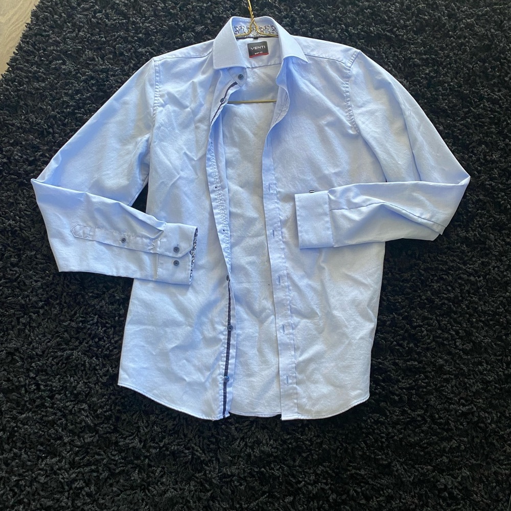 Venti Body Fit Mens Dress Shirt 38/15